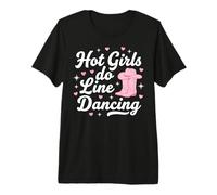 Funny Hot Girls Do Line Dancing Camiseta Premium