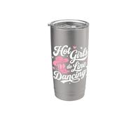 Funny Hot Girls Do Line Dancing Vaso térmico de acero inoxidable de doble pared