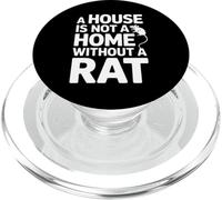 Funny House Not Home sin un refrán sobre Ratas PopSockets PopGrip para MagSafe