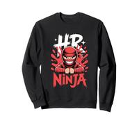 Funny HR Ninja Warrior Recursos Humanos Broma Mordaza Sudadera