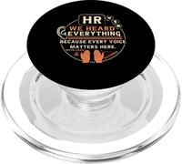 Funny HR We Heard Everything Human Resources Professional PopSockets PopGrip para MagSafe