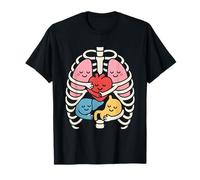 Funny Human Anatomy Sonriendo niños Camiseta
