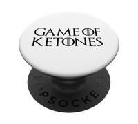 Funny Humor Avocado Keto GGame of Ketones Keto Diet PopSockets PopGrip Adhesivo