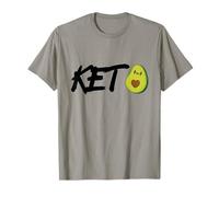 Funny Humor Avocado Keto Graphic T-Shirt, Avocado Keto Diet Camiseta