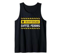 Funny Humor Sarcástico Señal de Advertencia Oficina Camiseta sin Mangas