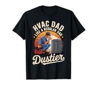 Funny HVAC Dad Like a Regular Dad but Dustier Camiseta