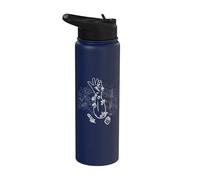 Funny HVAC Tech Technician Heating HVAC Tool Cooling Stainless Steel Insulated Water Bottle