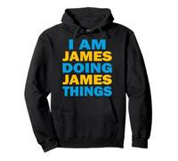 Funny - I Am James Doing James Things Sudadera con Capucha