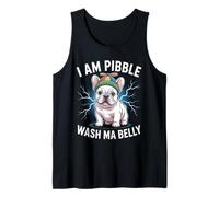 Funny I Am Pibble Wash Ma Belly Veterinary Techs Enthusiasts Camiseta sin Mangas