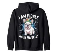 Funny I Am Pibble Wash Ma Belly Veterinary Techs Enthusiasts Sudadera con Capucha