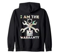 Funny I Am The Warranty Car Lover Mechanic Humor Sudadera con Capucha