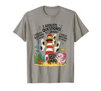 Funny I Axolotl Preguntas 1er Grado Clase Juego de Palabras Grito Gaviota Camiseta