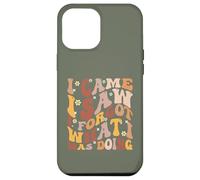 Funny I Came I Saw I Forgot What Elderly Forgetful Dementia Carcasa para iPhone 12 Pro MAX