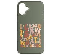 Funny I Came I Saw I Forgot What Elderly Forgetful Dementia Carcasa para iPhone 16 Plus