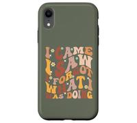 Funny I Came I Saw I Forgot What Elderly Forgetful Dementia Carcasa para iPhone XR