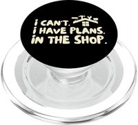 Funny I Cant I Have Plans In The Shop Handy Man PopSockets PopGrip para MagSafe