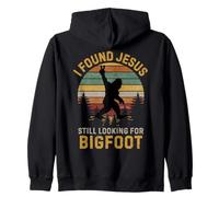 Funny I Found Jesus Still Looking Bigfoot Christian Sudadera con Capucha