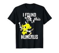 Funny I Found This Humerus Dog and Skeleton Bones Juego de Palabras Humor Camiseta