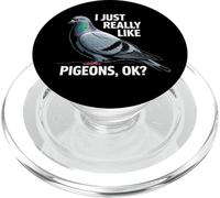 Funny I Like Pigeon Love Saying Humorous Bird Mujeres Hombres Mordaza PopSockets PopGrip para MagSafe