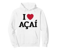 Funny I Love Açaí Heart Belém Pará Amazonia Brazil Sudadera con Capucha