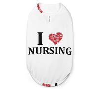 Funny I Love Nursing Pets Shirt Chaleco Lindo Perro Tank Top Suave Sin Mangas Camiseta para Cachorros Gatitos Gatos 2XL