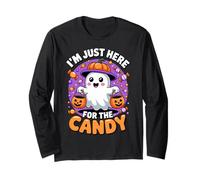 Funny I´m Just Here For The Candy Cute Halloween Manga Larga