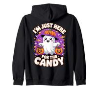 Funny I´m Just Here For The Candy Cute Halloween Sudadera con Capucha