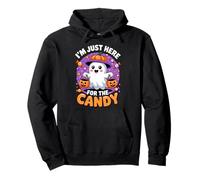 Funny I´m Just Here For The Candy Cute Halloween Sudadera con Capucha