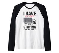 Funny I’m Staying In The Van Phasmophobia Gamer Men Women Camiseta Manga Raglan