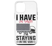 Funny I’m Staying In The Van Phasmophobia Gamer Men Women Carcasa para iPhone 12/12 Pro