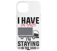Funny I’m Staying In The Van Phasmophobia Gamer Men Women Carcasa para iPhone 15 Plus