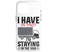 Funny I’m Staying In The Van Phasmophobia Gamer Men Women Carcasa para iPhone 16 Pro MAX