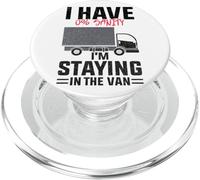 Funny I’m Staying In The Van Phasmophobia Gamer Men Women PopSockets PopGrip para MagSafe