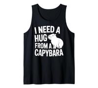 Funny I Need A Hug from a Capybara Camiseta sin Mangas