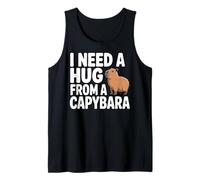 Funny I Need A Hug from a Capybara Camiseta sin Mangas