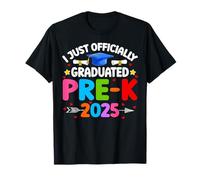 Funny I Oficialmente Graduado Pre K Graduación Clase 2025 Camiseta