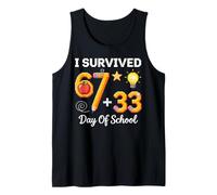 Funny I Survived 100 Days of School Six Seven Camiseta sin Mangas