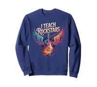 Funny I Teach Rock Stars Teacher Band Camp Choir Inspire Gym Sudadera