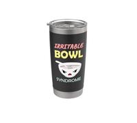 Funny IBS Irritable Bowel Syndrome - Irritable Bowl Vaso térmico de acero inoxidable de doble pared