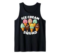 Funny Ice Cream Ice Cream Squad Women Men Kids Camiseta sin Mangas