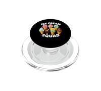 Funny Ice Cream Ice Cream Squad Women Men Kids PopSockets PopGrip para MagSafe