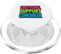Funny Idea for Coworker Emotional Support Office Joke PopSockets PopGrip para MagSafe