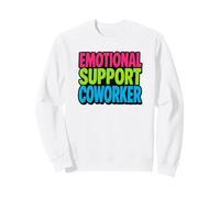 Funny Idea for Coworker Emotional Support Office Joke Sudadera