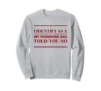 Funny Identifícate como el teórico de la conspiración El Humor te lo Dijo Sudadera