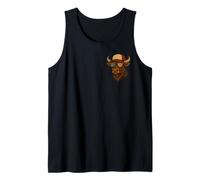 Funny if Genders Confuse You Go Milk a Bull Vintage Bandera de Estados Unidos Camiseta sin Mangas