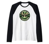 Funny If I Shenan Once I'Ll Shenanigan Gato del Día de San Patricio Camiseta Manga Raglan