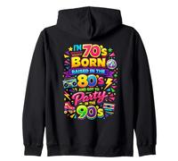 Funny I'm 70s Born 80s Raised 90s Party Great Era Throwback Sudadera con Capucha