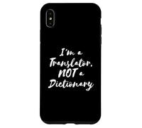 Funny I'm a Translator, NOT a Dictionary Carcasa para iPhone XS Max