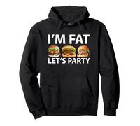 Funny I'm Fat Let's Party - Broma gráfica para Beber y barbacoas Sudadera con Capucha