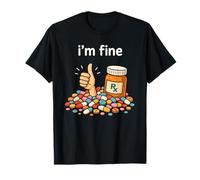 Funny I'm Fine Pharmacist Technician RX Pharmacy Tech Squad Camiseta